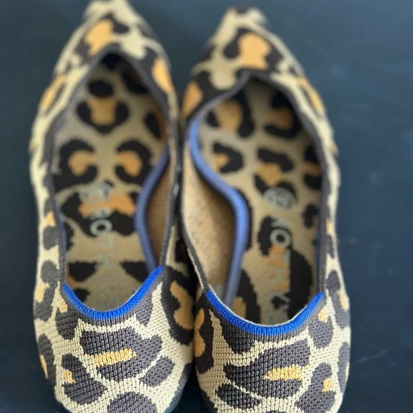 Rothy's Wild Leopard Print Flats - Picture 3 of 5